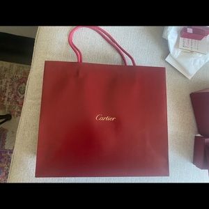 Cartier shopping bag
